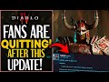 Diablo 4 FANS ARE QUITTING AFTER THIS UPDATE - HOTFIX 9 - 1.0.2 DUNGEONS NERFED