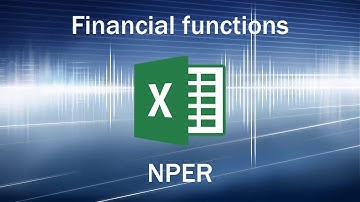 Excel formulas and functions - Number of periods (NPER)