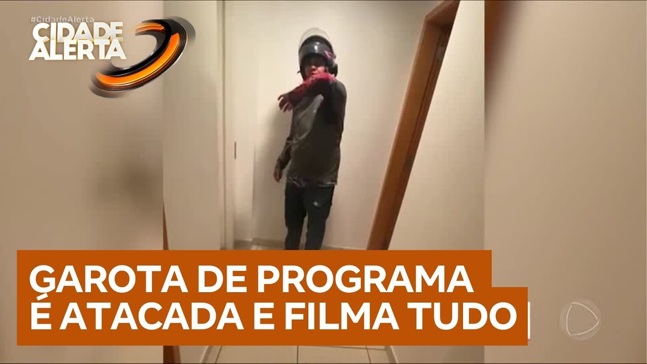 Garota de programa é atacada por cliente e grava vídeo do suspeito fugindo