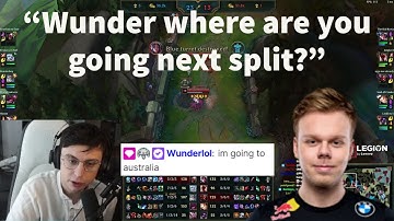 Caedrel Asks Wunder Where He Is Going Next Split!!