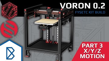 FYSETC Voron V0.2r1 Kit Build | Part 3 - X/Y/Z Motion