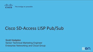 Cisco SD-Access LISP PubSub