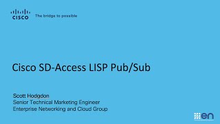Cisco SD-Access LISP PubSub screenshot 4
