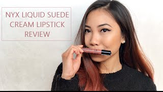 NYX LIQUID SUEDE CREAM LIPSTICK! | 2016 screenshot 2