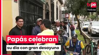 Familias celebran Día del Padre con chicharrones en restaurantes de Lima