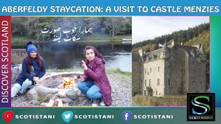 Aberfeldy Staycation and a visit to Castle Menzies|Highland Perthshire| English Subtitles