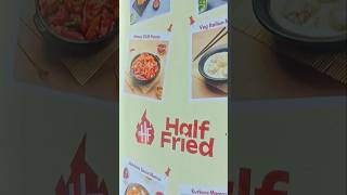 I Tried Delhi’s VIRAL Half Fried Cafe 😱  ||  🍔 ...Full Video Link In Description #youtubeshorts