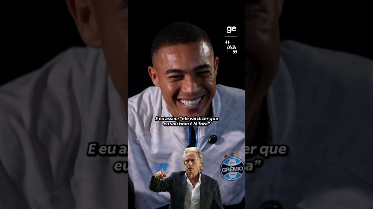 JORGE JESUS: A CORNETADA EM CARLOS VINÍCIUS | Abre Aspas | #shorts | ge.globo