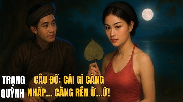 TRẠNG QUỲNH | Câu Đố: Cái Gì Càng Nhấp... Càng Rên Ừ ...Ừ | Radio Yêu Lịch Sử.