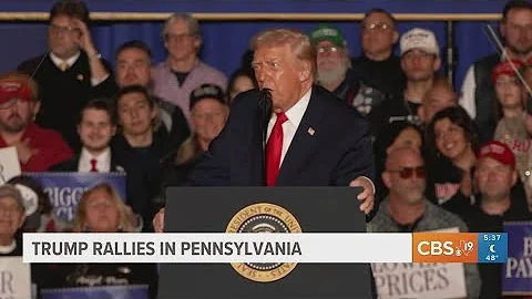 Trump rallies in Pennsylvania