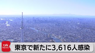 東京で新たに3,616人感染（2022年7月2日）