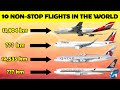 Top 10 Longest Nonstop Flights in the World | Long Journey Flights 2022