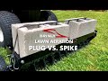 Brinly plug aeration vs spike aeration