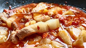 PORK RECIPE WITH BAMBOO SHOOT IN NAGA STYLE