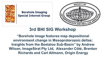 Borehole image features map depositional environment change in Mesoproterozoic delta - Andrew Wilson