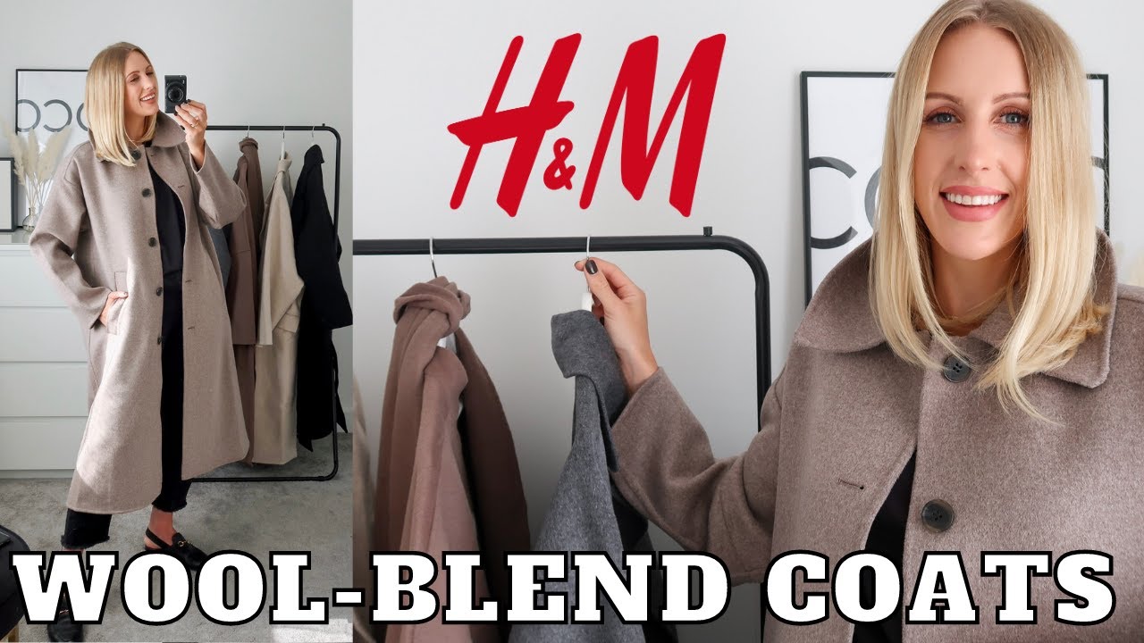 H&M Wool-Blend Coat Haul - Grey, Beige, & Black Wool Coats For