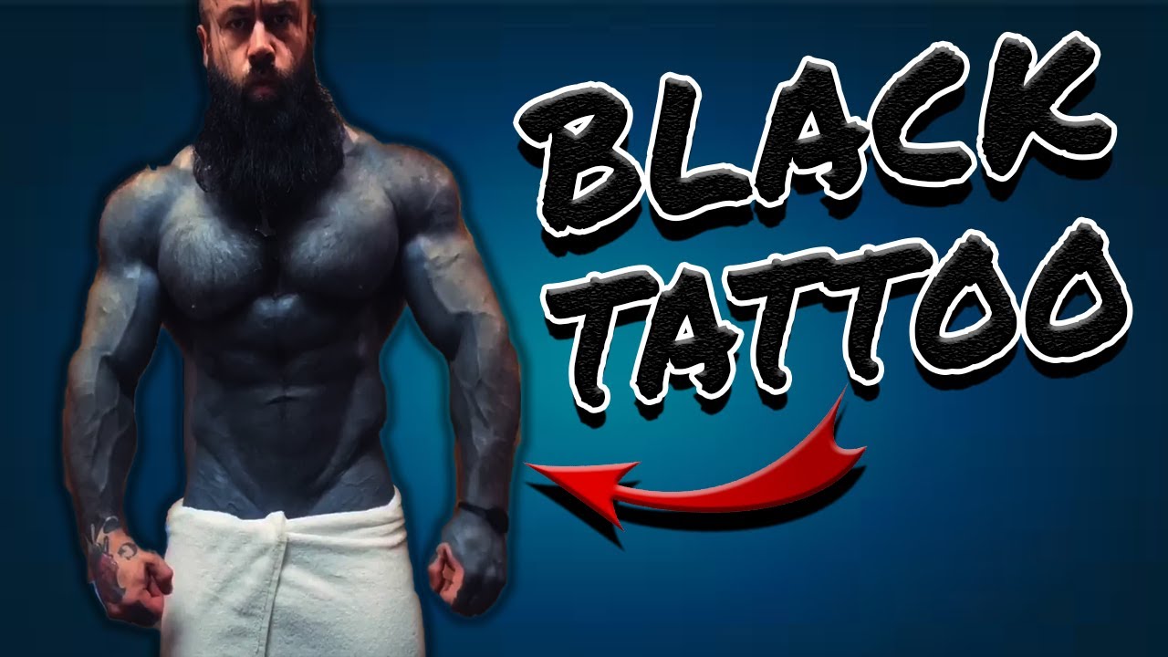 Bodybuilder tattoos His Entire Body BLACK!! [HINDI] - YouTube
