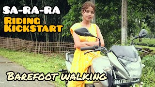 Sarara Barefoot Riding & Kickstart Bike || Barefoot Walking