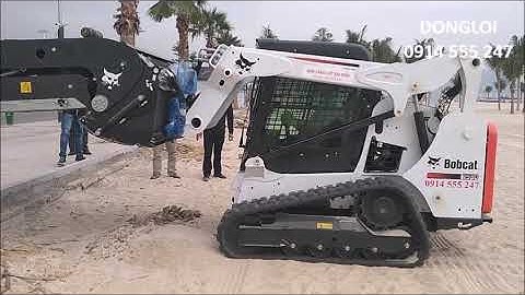 Máy sàng cát & dọn rác bãi biển đa chức năng BOBCAT (U.S.A) 0914 555 247