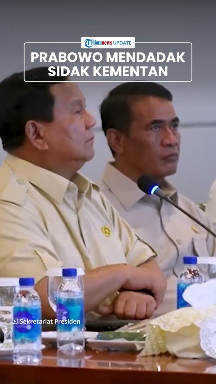 ADA APA? Presiden Prabowo Mendadak Sidak Kementan, Ancam Tarik Penggilingan Gabah Jika Petani Rugi