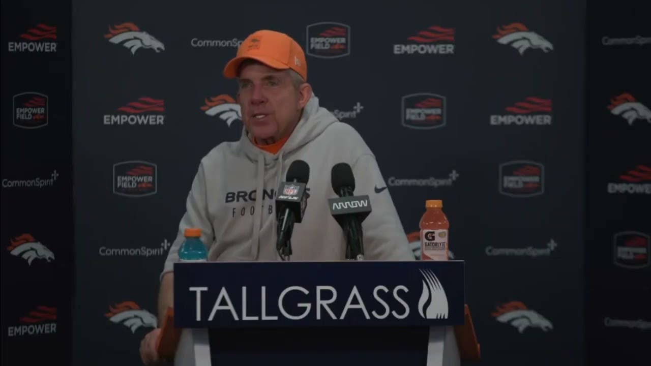 "Bo Nix was fantastic when we needed him" - Sean Payton on Broncos beat Josh Allen & Bills 33-20