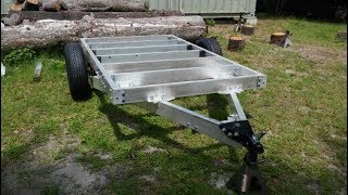 How to Build a 5x8 Aluminum Utility Trailer Step by Step