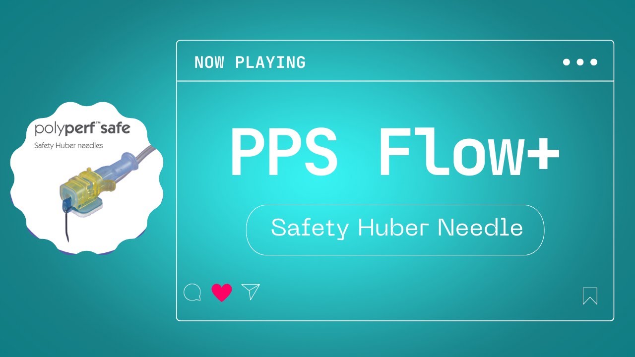 PPS Flow+ | Safety Huber Needle with Automatic Positive Pressure | VYGON India