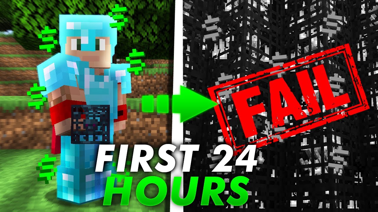 Our First 24 Hours On Minecraft Factions *GONE WRONG*|Fantasy Cloud
