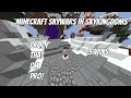 Getting 3 Wins In Skywars! Skykingdoms! | Minecraft!