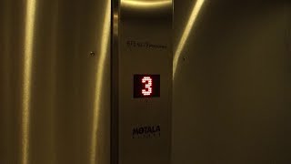 2012 Motala Hissar Mc6000 Belt-Driven Elevator Bo Hotel, Arenavägen 69, Stockholm, Sweden.