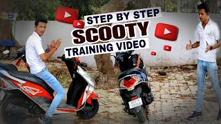 🛵Scooty चलाना सीखे Step by Step Scooty Balancing Tips By Amit Anand Sir Call 7372045866