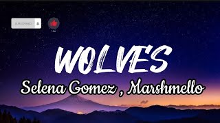 Wolves- Selena Gomez,  Marshmello (Lyrics)