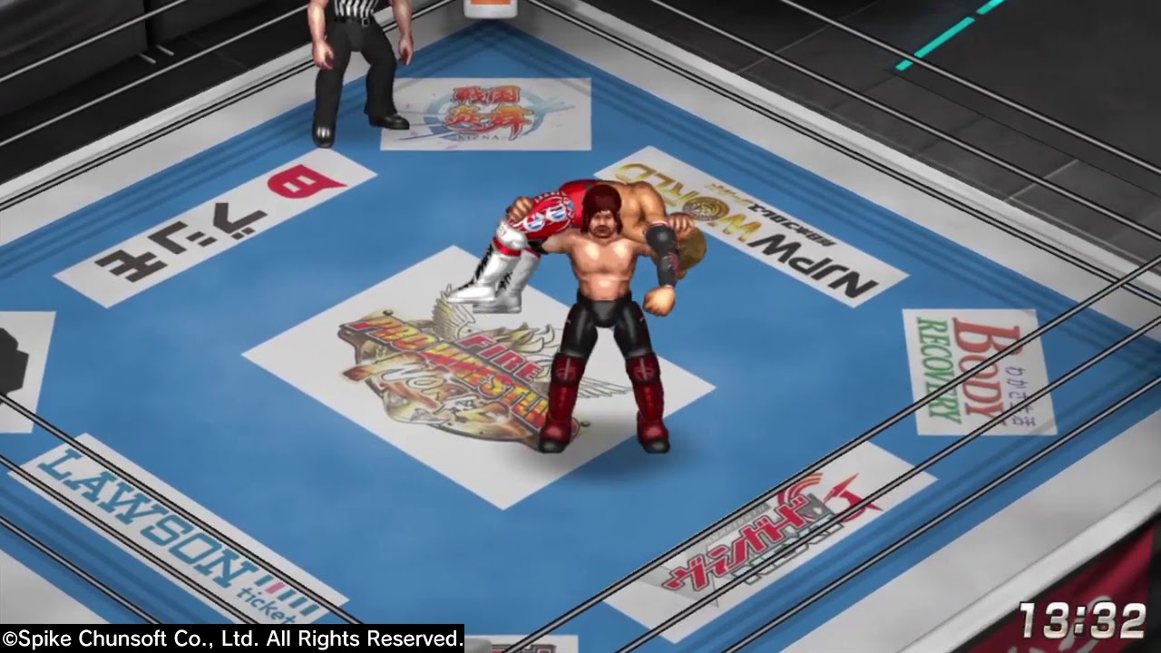 Fire Pro Wrestling World Move Craft: Back Grapple Burning Hammer