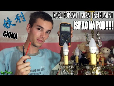 Kako popraviti merni instrument ( ispao na pod )