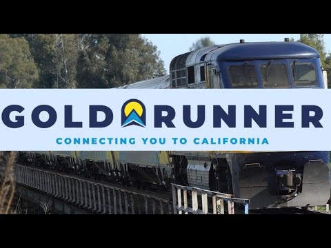BUH BYE SAN JOAQUINS - Amtrak's NEW Gold Runner - Fresno, CA - 4K