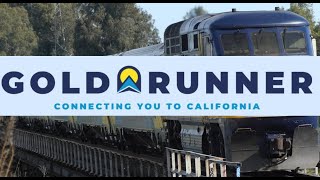 BUH BYE SAN JOAQUINS - Amtrak's NEW Gold Runner - Fresno, CA - 4K