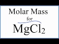 Molar Mass Calculations and Concepts
