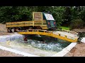 Build The Most Greative Truck And Underground Swimming Pool