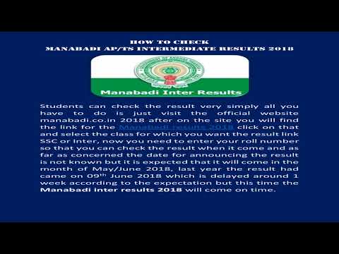 Manabadi Results 2018 Complete Information