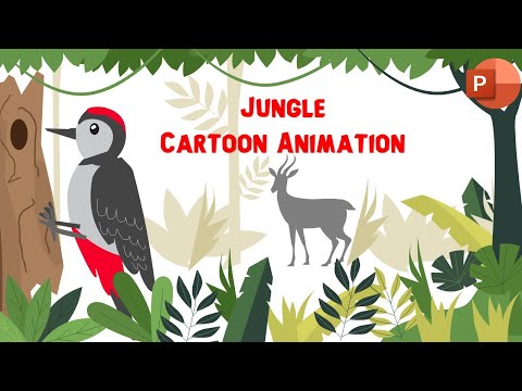 PowerPoint Jungle Scene: Deer and Bird Animation Tutorial