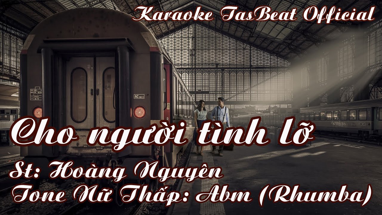 Karaoke Cho Người Tình Lỡ (Rhumba) Tone Nữ Thấp | TAS BEAT