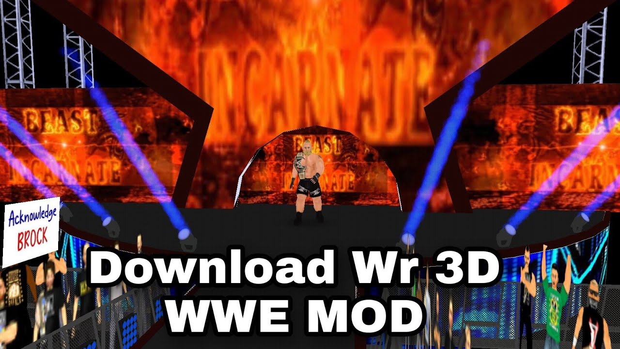 How to download wrestling revolution 3d wwe mod YouTube
