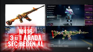 Maskara M416 Yakan Kükreme M416 Alevli̇ M416 3Ü 1 Arada Kaçmaz