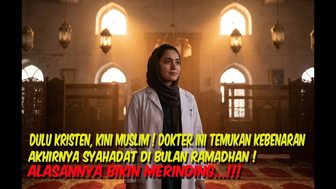 DOKTER KRISTEN INI TEMUKAN KEBENARAN AKHIRNYA SYAHADAT DI BULAN RAMADHAN ALASANNYA BIKIN MERINDING!!