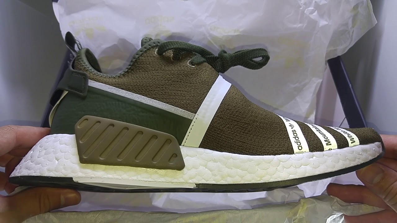adidas white mountaineering nmd olive
