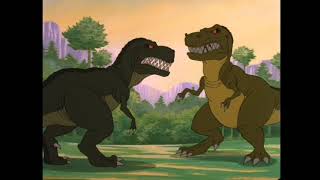 Sharptooth Infighting | The Land Before Time 2 | Freezervision