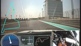 Aston Martin GT4 at Yas Marina Circuit