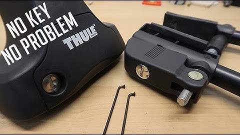 How To Unlock A Bike Roof Rack With Just Two Spokes