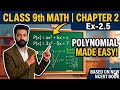Class 9 Maths Chapter 2 Exercise 2.5 Full Solution | Polynomials | new NCERT 