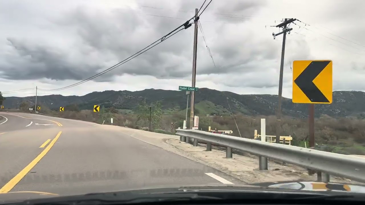 Escondido to Ramona, CA | Calm Drive • Ambient Sound